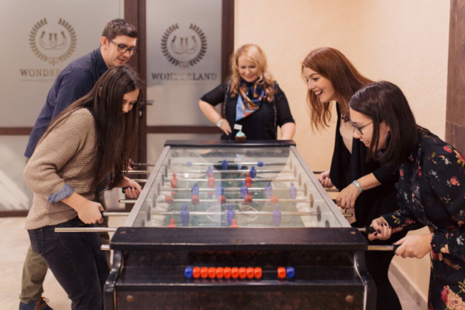 human-direct-6-years-anniversary-foosball-game